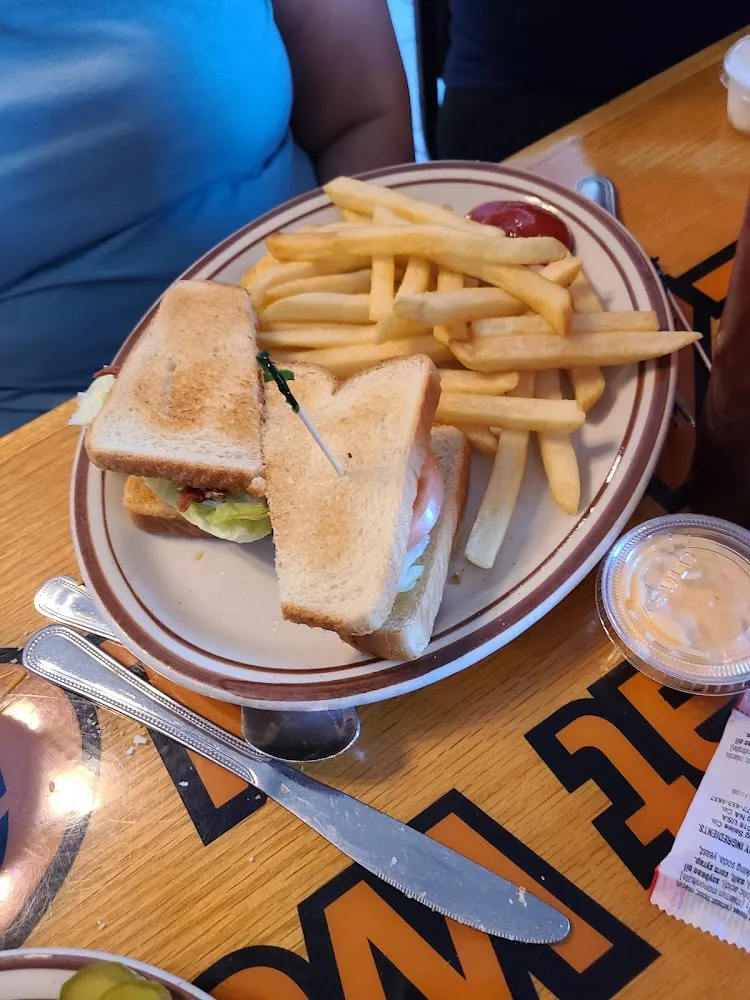 blt Sandwich and French Fries
